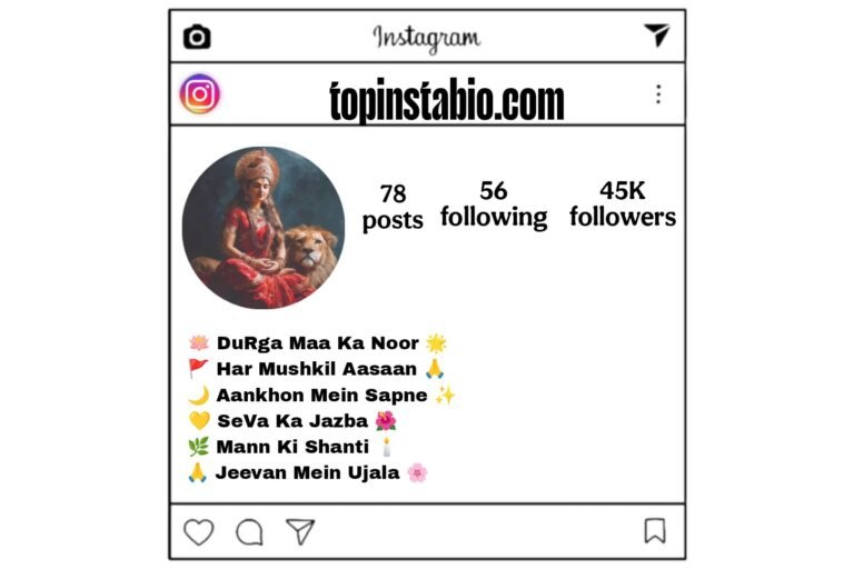 Letest 100+ Jai Mata Di Bio for Instagram | 2026