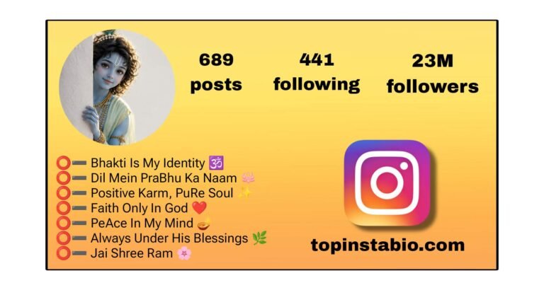 Best 467+ Bhakti Bio For Instagram | Copy And Paste Instagram Bio