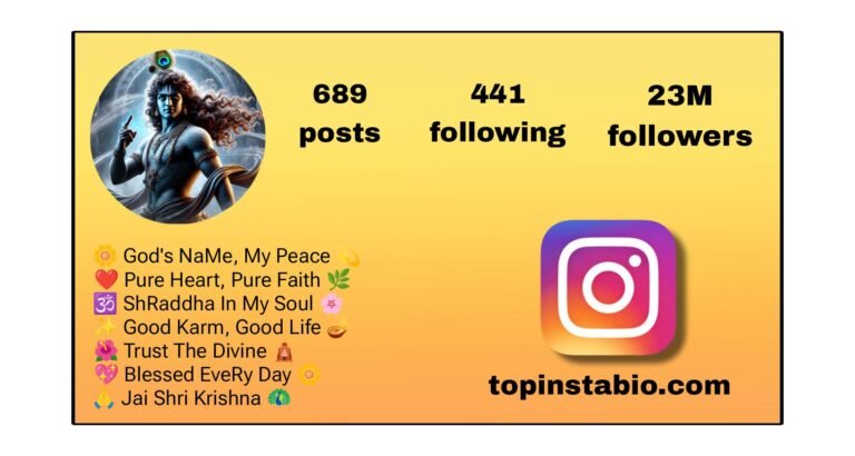 Best 467+ Bhakti Bio For Instagram | Copy And Paste Instagram Bio