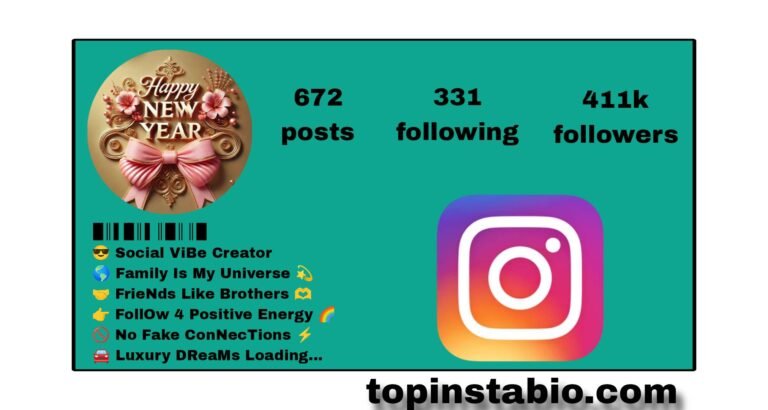 Letest 198+ New Year Bio For Instagram For Girls And Boys