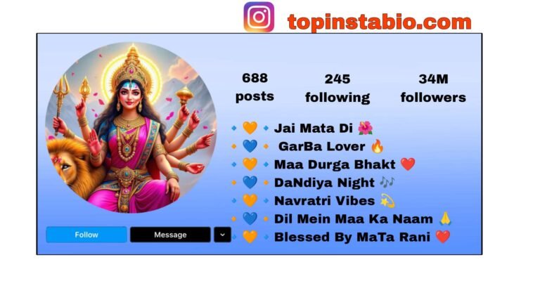100+ Navratri Bio For Instagram | Instagram Bio Ideas