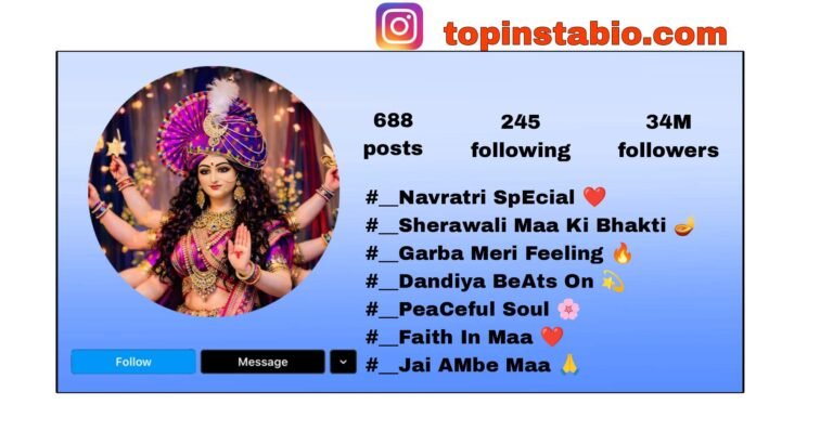 100+ Navratri Bio For Instagram | Instagram Bio Ideas