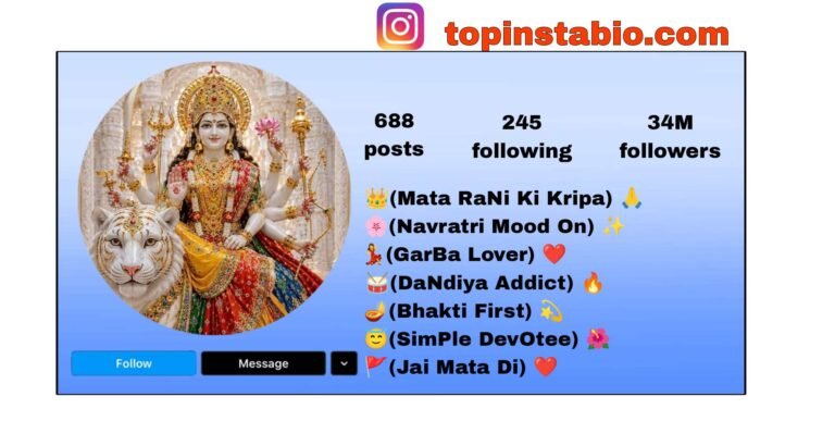 100+ Navratri Bio For Instagram | Instagram Bio Ideas