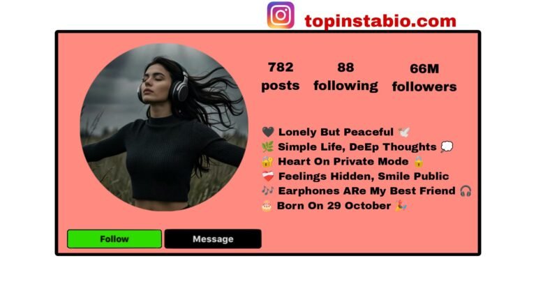 Alone Bio For Instagram