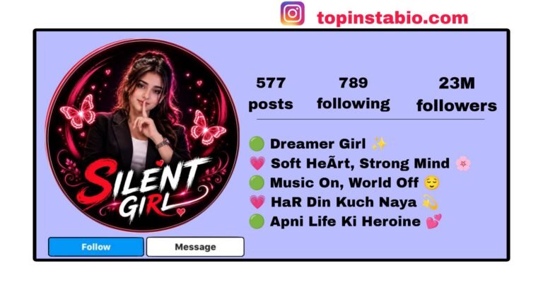 New 1167+ Instagram Bio For Girls | Trending, Stylish, Attitude And VIP