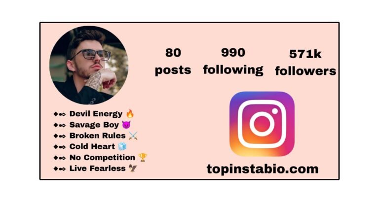 Devil Bio For Instagram