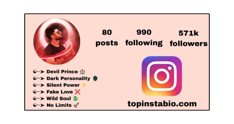 Devil Bio For Instagram