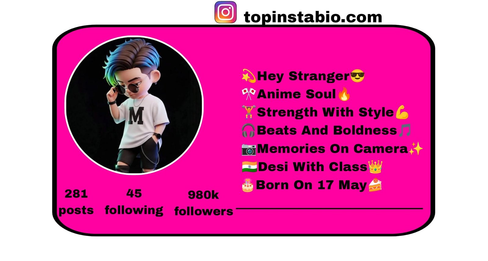 Anime Bio for Instagram For Boy Attitud